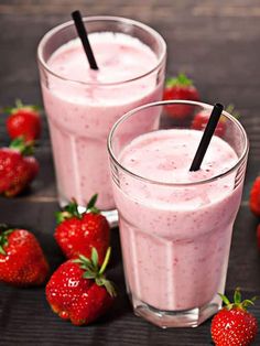 Batido de fresa